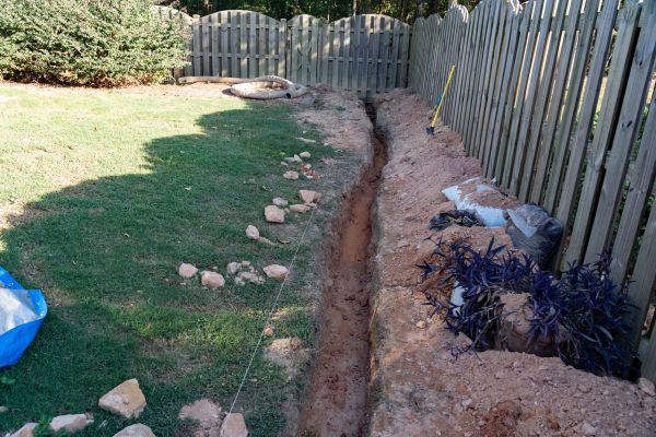 Trench Drain Installation in Chagrin Falls