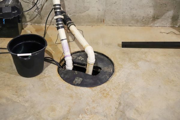 Basement Drainage Installation in Chagrin Falls