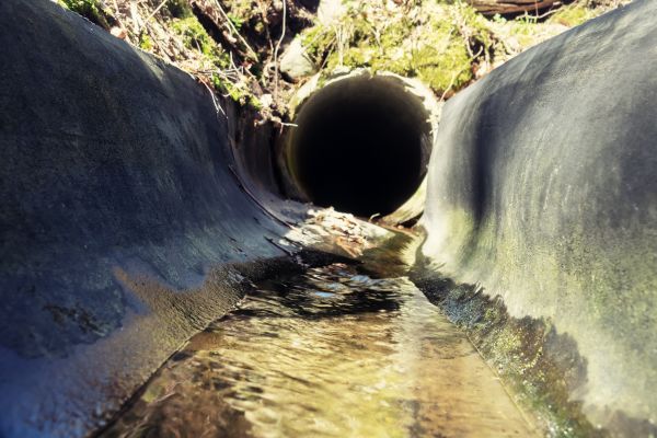 Drainage Swale Installation in Chagrin Falls