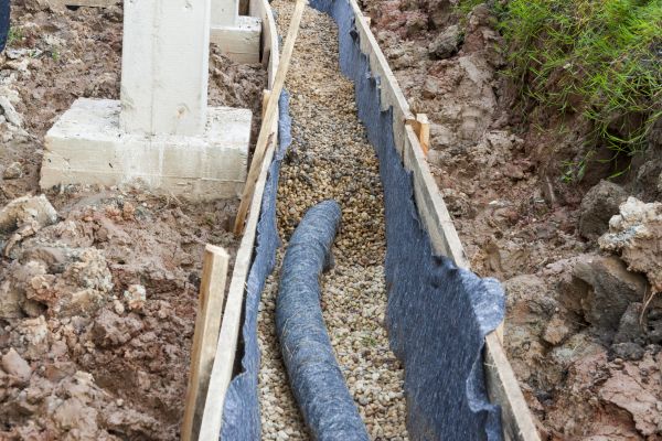 French Drain Installation in Chagrin Falls